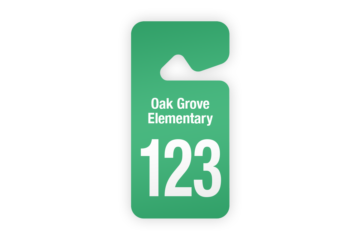 Blank Carpool Tags for School Safety & Efficiency - Thumbnail 5
