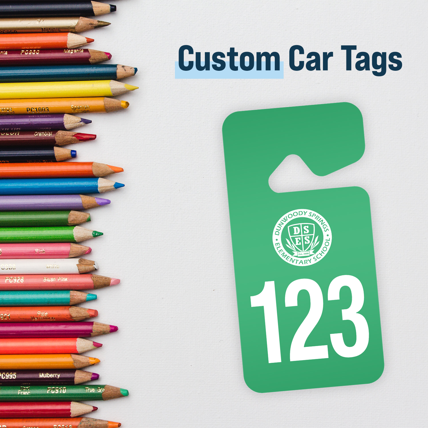 Blank Carpool Tags for School Safety & Efficiency - Thumbnail 4
